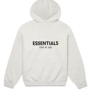 Fear of God Essentials Light Oatmeal Hoodie (XS-XL)